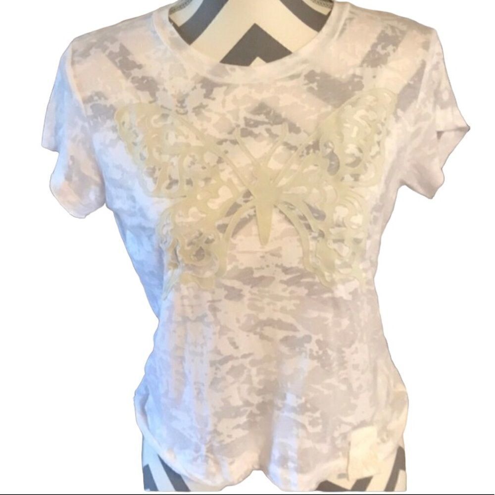 Liz Claiborne White Button Down Blouse SMALL